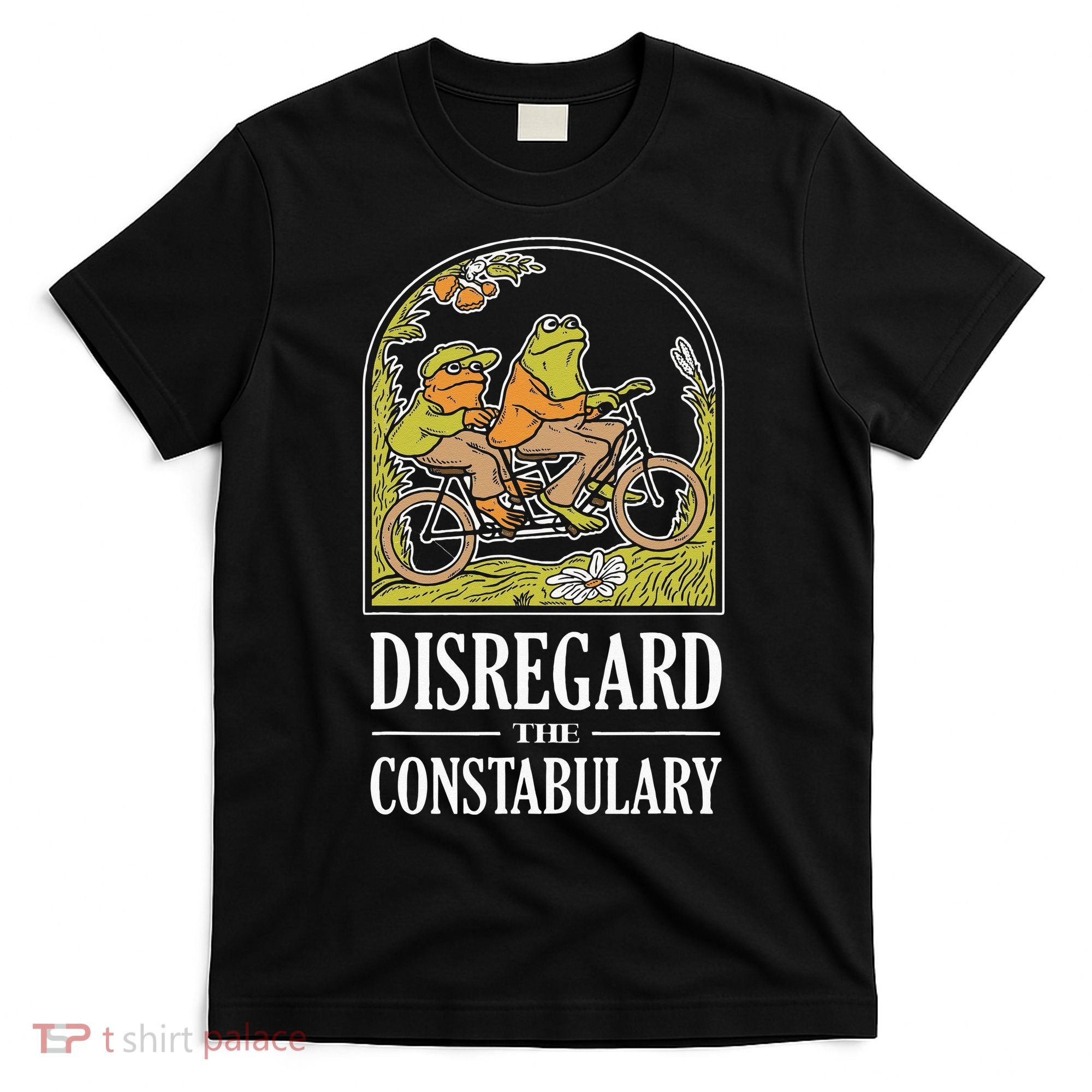 Disregard The Constabulary Graphic Funny Frog Meme Police T-Shirt