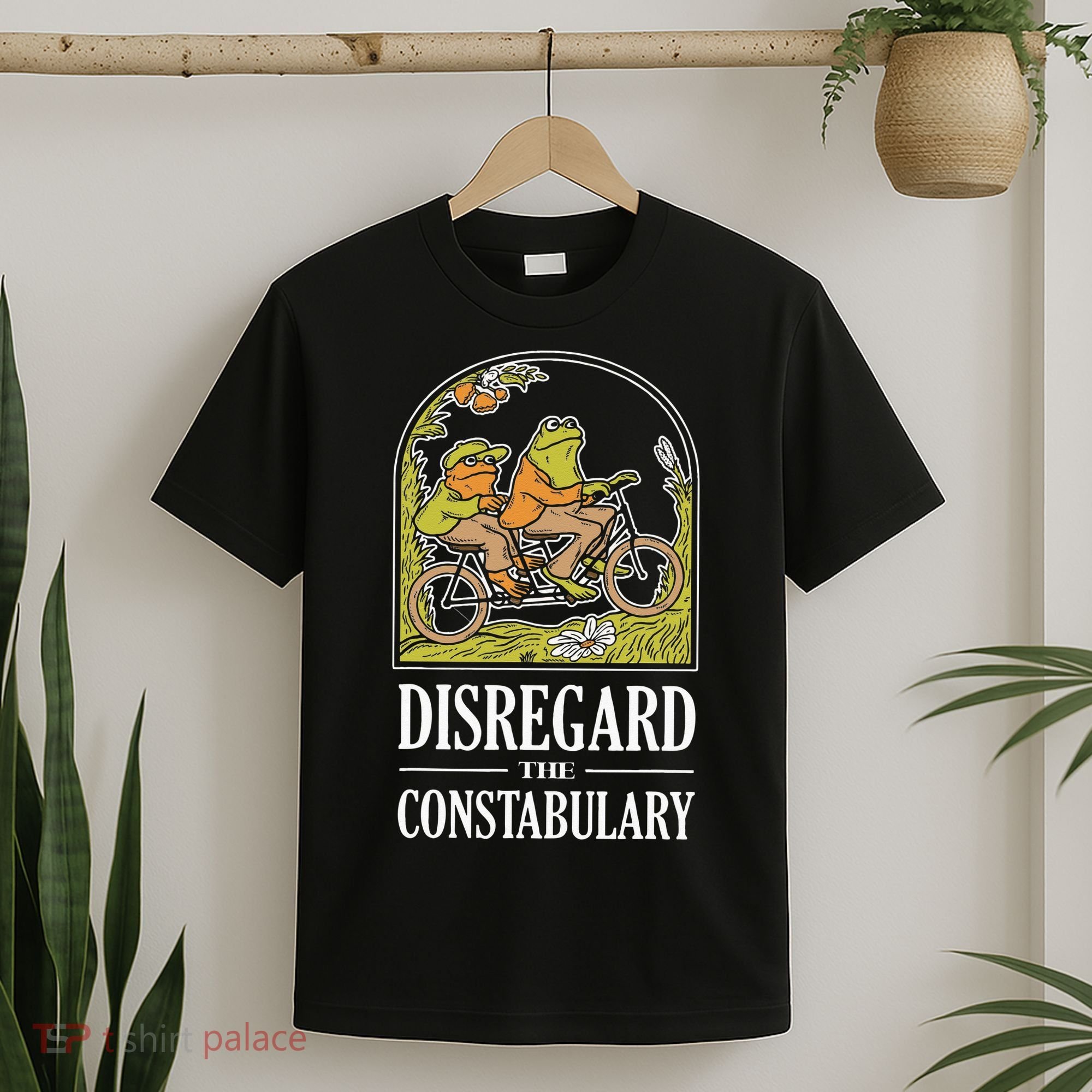 Disregard The Constabulary Graphic Funny Frog Meme Police T-Shirt