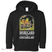 Disregard The Constabulary Graphic Funny Frog Meme Police Toddler Hoodie thumb 0