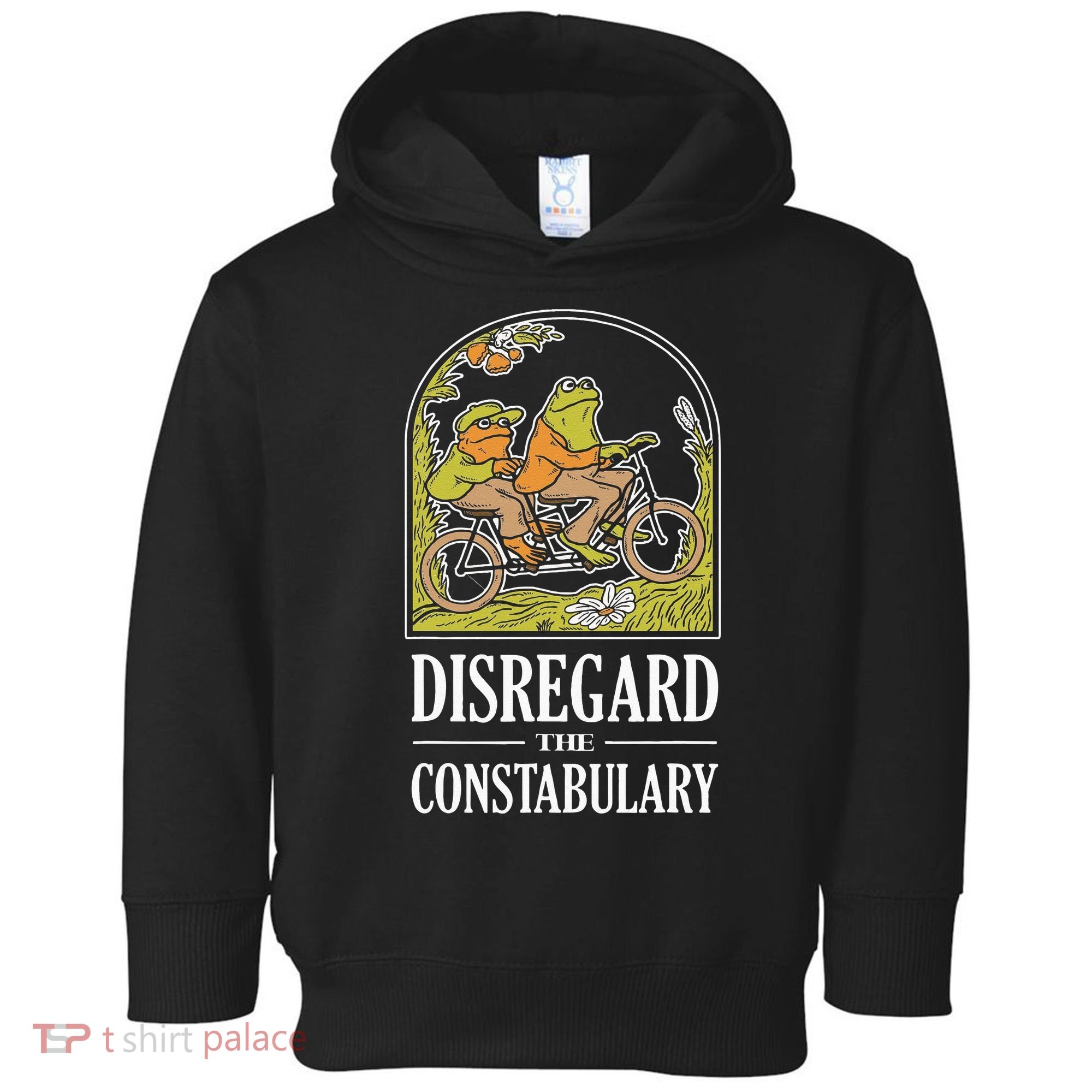 Disregard The Constabulary Graphic Funny Frog Meme Police Toddler Hoodie