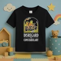 Disregard The Constabulary Graphic Funny Frog Meme Police Toddler T-Shirt thumb 3