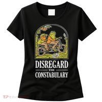 Disregard The Constabulary Graphic Funny Frog Meme Police Women's T-Shirt thumb 0