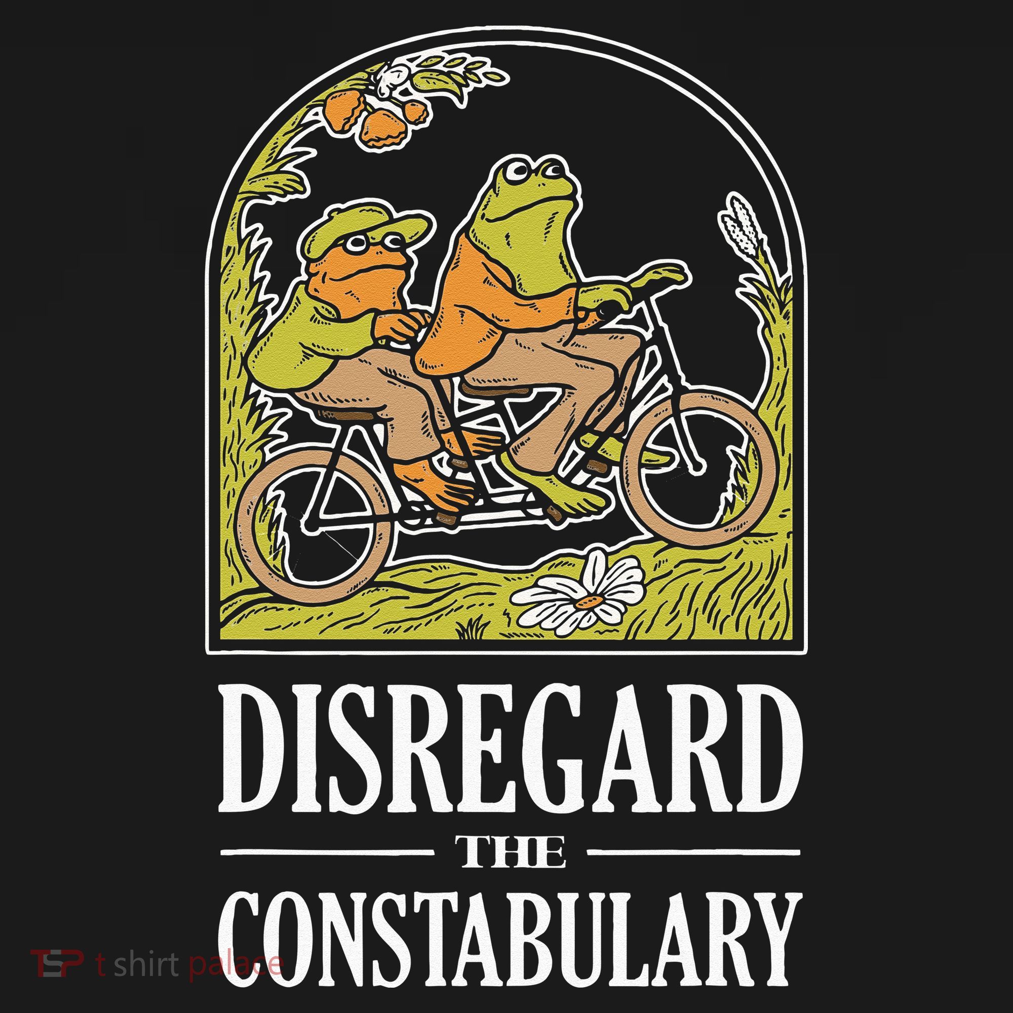 Disregard The Constabulary Graphic Funny Frog Meme Police Kids Sweatshirt