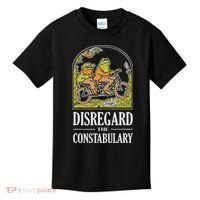 Disregard The Constabulary Graphic Funny Frog Meme Police Kids T-Shirt thumb 0