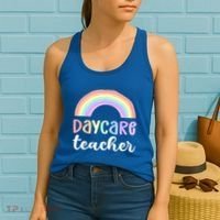 Daycare Teacher Care Appreciation Daycare Provider Cute Gift Women's Tank Top thumb 2