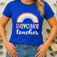 Daycare Teacher Care Appreciation Daycare Provider Cute Gift Women's T-Shirt thumb 2