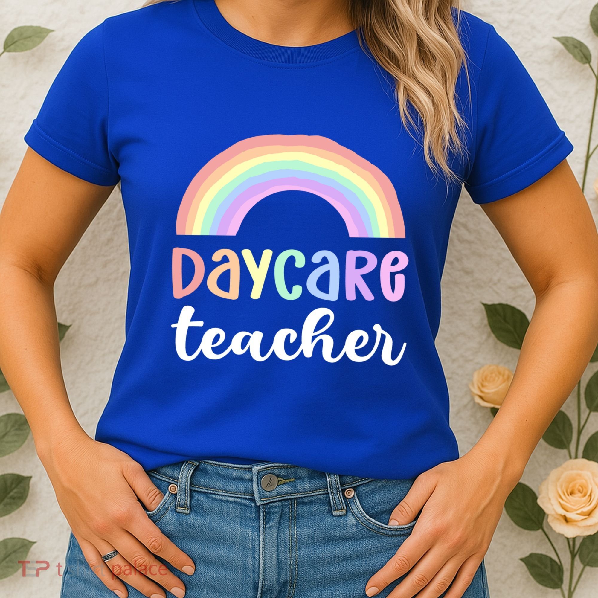 Daycare Teacher Care Appreciation Daycare Provider Cute Gift Women's T-Shirt