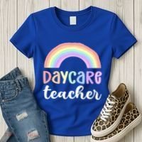 Daycare Teacher Care Appreciation Daycare Provider Cute Gift Women's T-Shirt thumb 3
