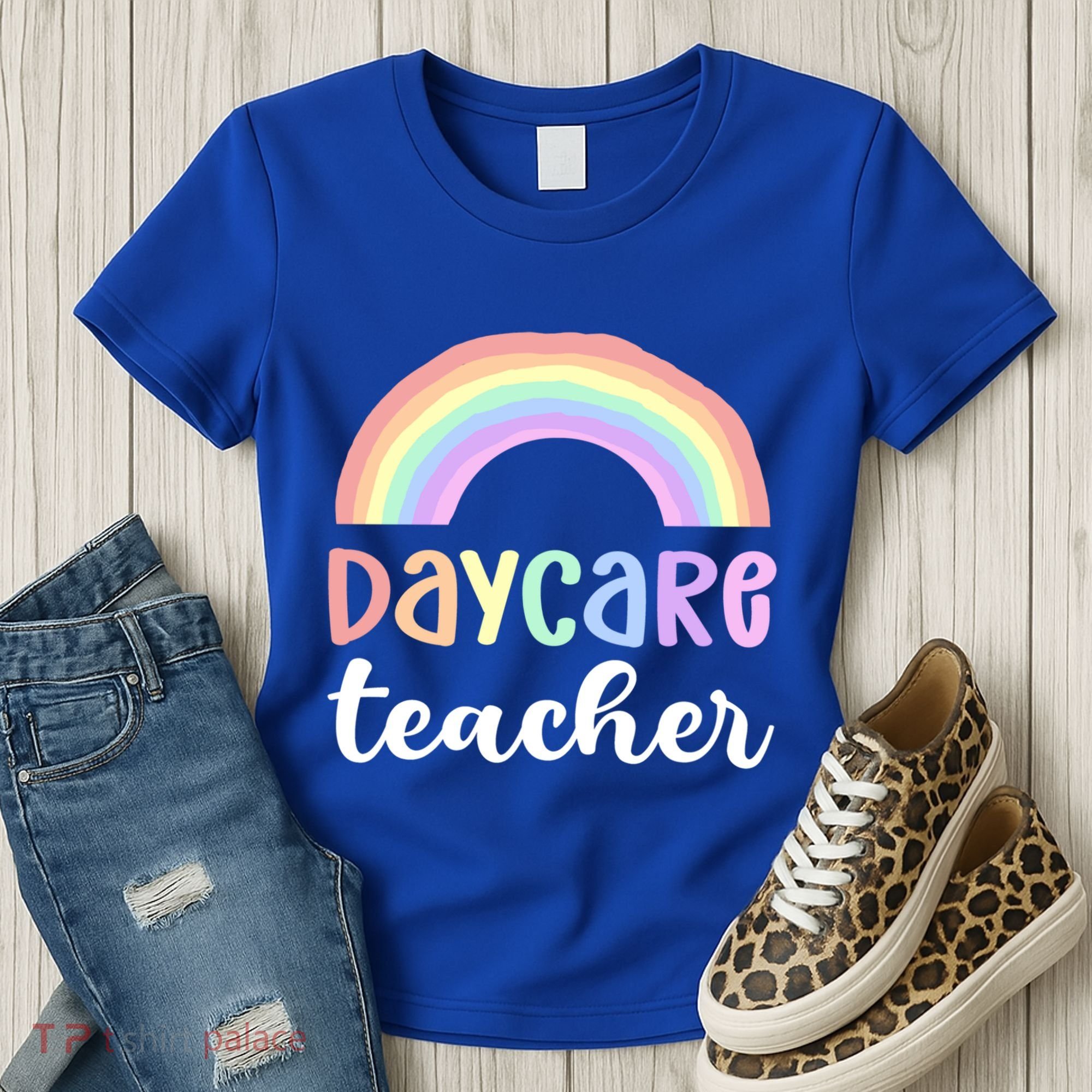 Daycare Teacher Care Appreciation Daycare Provider Cute Gift Women's T-Shirt