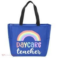 Daycare Teacher Care Appreciation Daycare Provider Cute Gift Tote Bag thumb 0