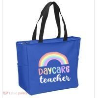 Daycare Teacher Care Appreciation Daycare Provider Cute Gift Tote Bag thumb 2