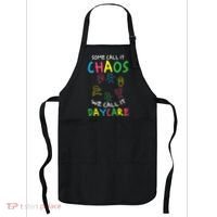 Daycare Teacher Crew Some Call It Chaos We Call It Daycare Apron thumb 0