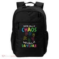 Daycare Teacher Crew Some Call It Chaos We Call It Daycare Backpack thumb 0