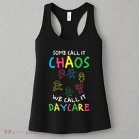 Daycare Teacher Crew Some Call It Chaos We Call It Daycare Women's Tank Top thumb 3