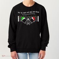 Deck The Courts With Balls And Volleys Christmas Pickleball  Women's Sweatshirt thumb 0