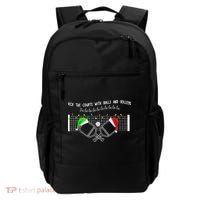 Deck The Courts With Balls And Volleys Christmas Pickleball  Backpack thumb 0