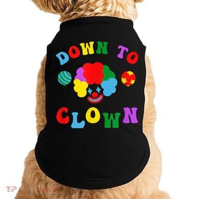 Down To Clown Clowncore Aesthetic Doggie Tank