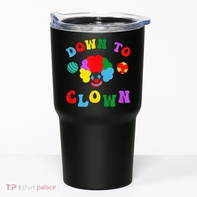 Down To Clown Clowncore Aesthetic Tumbler