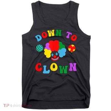 Down To Clown Clowncore Aesthetic Tank Top