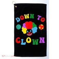 Down To Clown Clowncore Aesthetic Golf Towel thumb 0