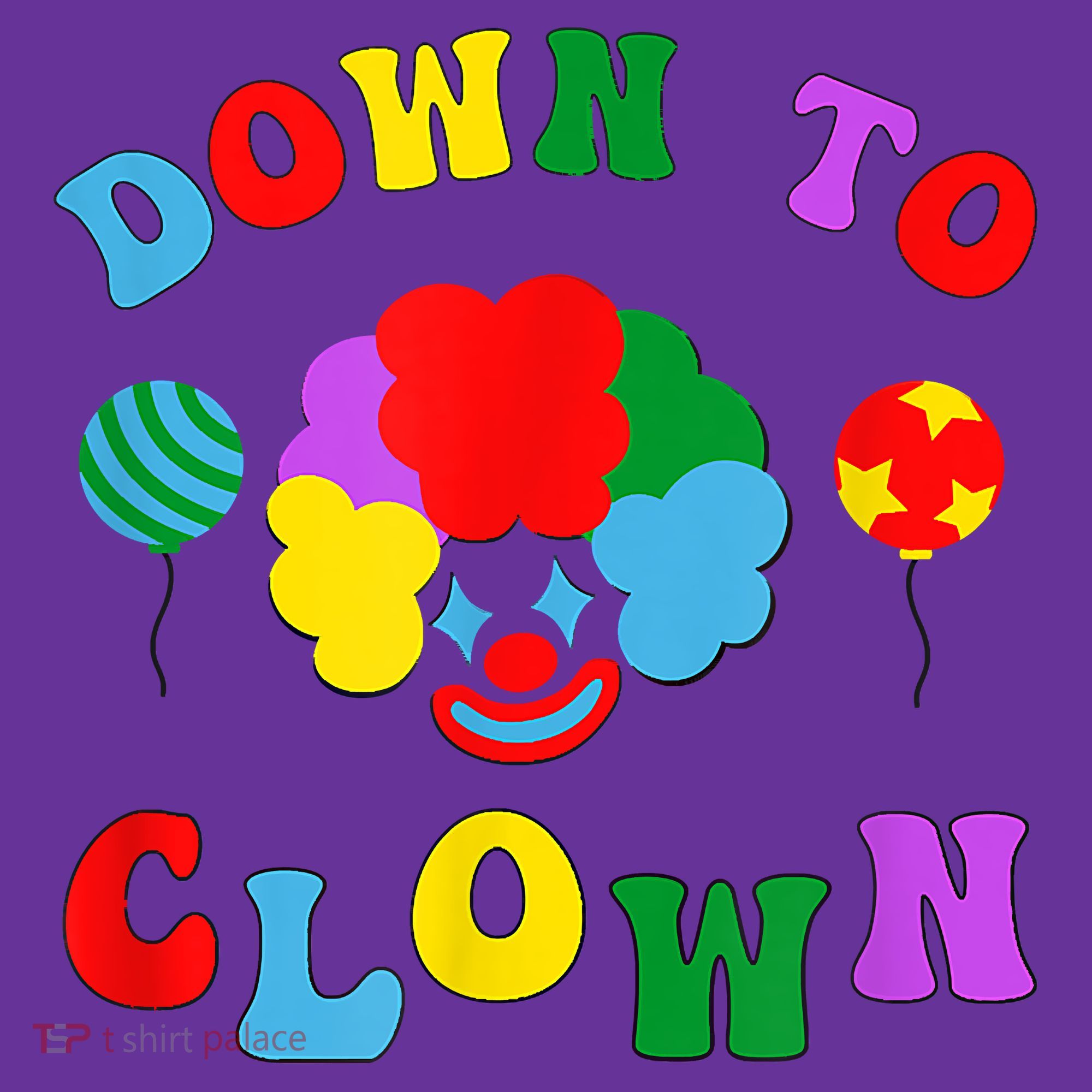 Down To Clown Clowncore Aesthetic Long Sleeve Shirt