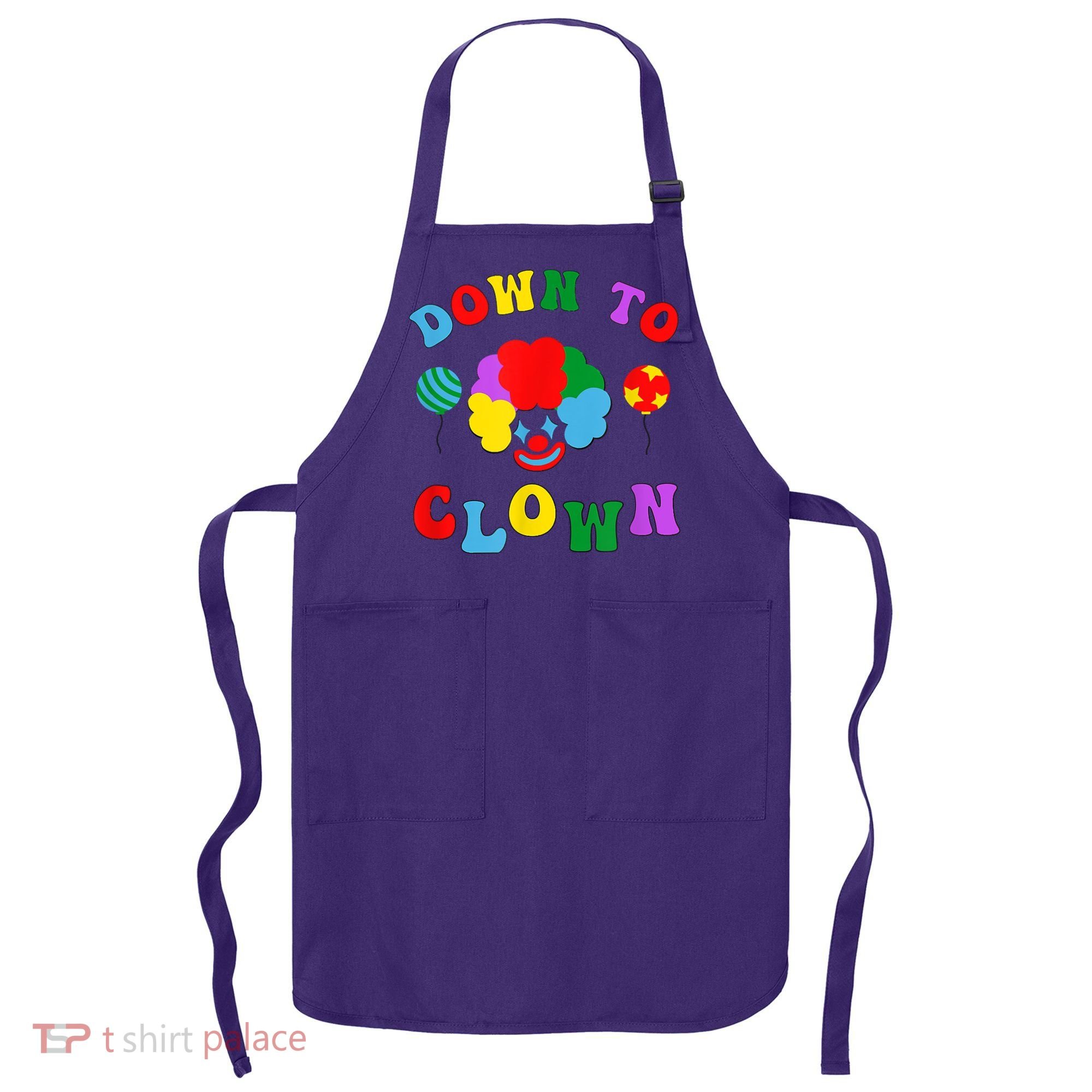 Down To Clown Clowncore Aesthetic Apron