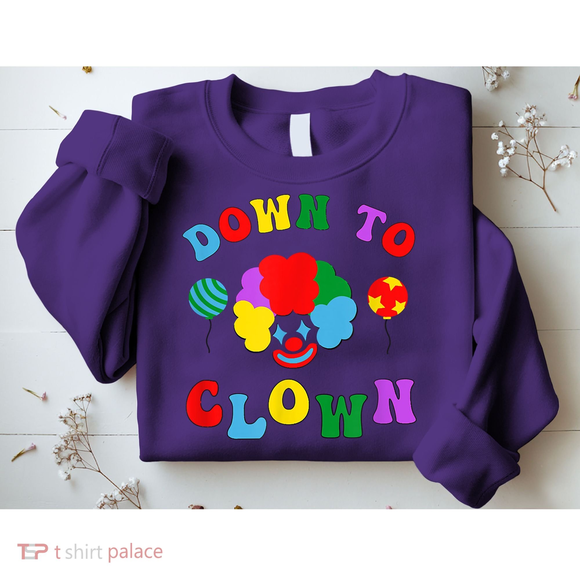 Down To Clown Clowncore Aesthetic Sweatshirt