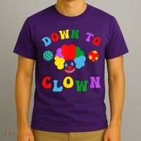 Down To Clown Clowncore Aesthetic T-Shirt thumb 3