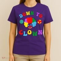Down To Clown Clowncore Aesthetic T-Shirt thumb 4