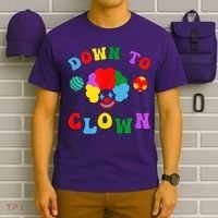 Down To Clown Clowncore Aesthetic T-Shirt thumb 6