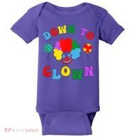 Down To Clown Clowncore Aesthetic Baby Bodysuit thumb 0