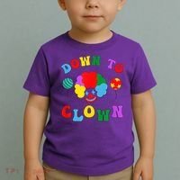 Down To Clown Clowncore Aesthetic Toddler T-Shirt thumb 2