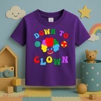 Down To Clown Clowncore Aesthetic Toddler T-Shirt thumb 3