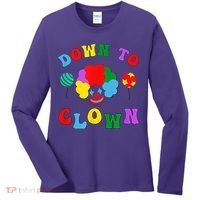 Down To Clown Clowncore Aesthetic Women's Long Sleeve Shirt thumb 0