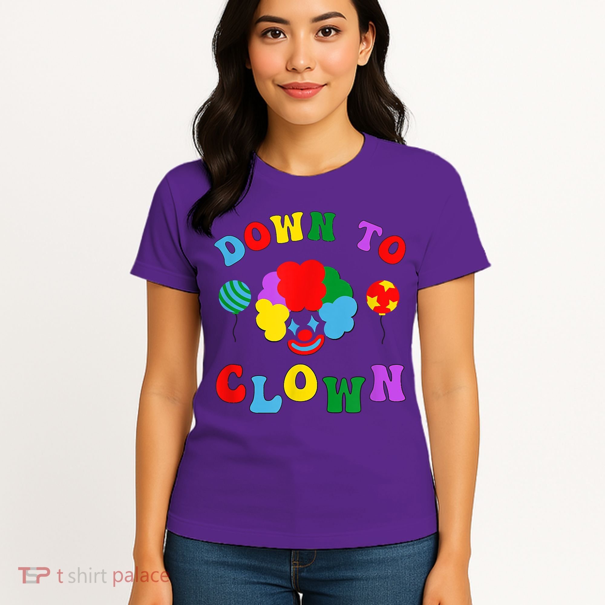 Down To Clown Clowncore Aesthetic Women's T-Shirt