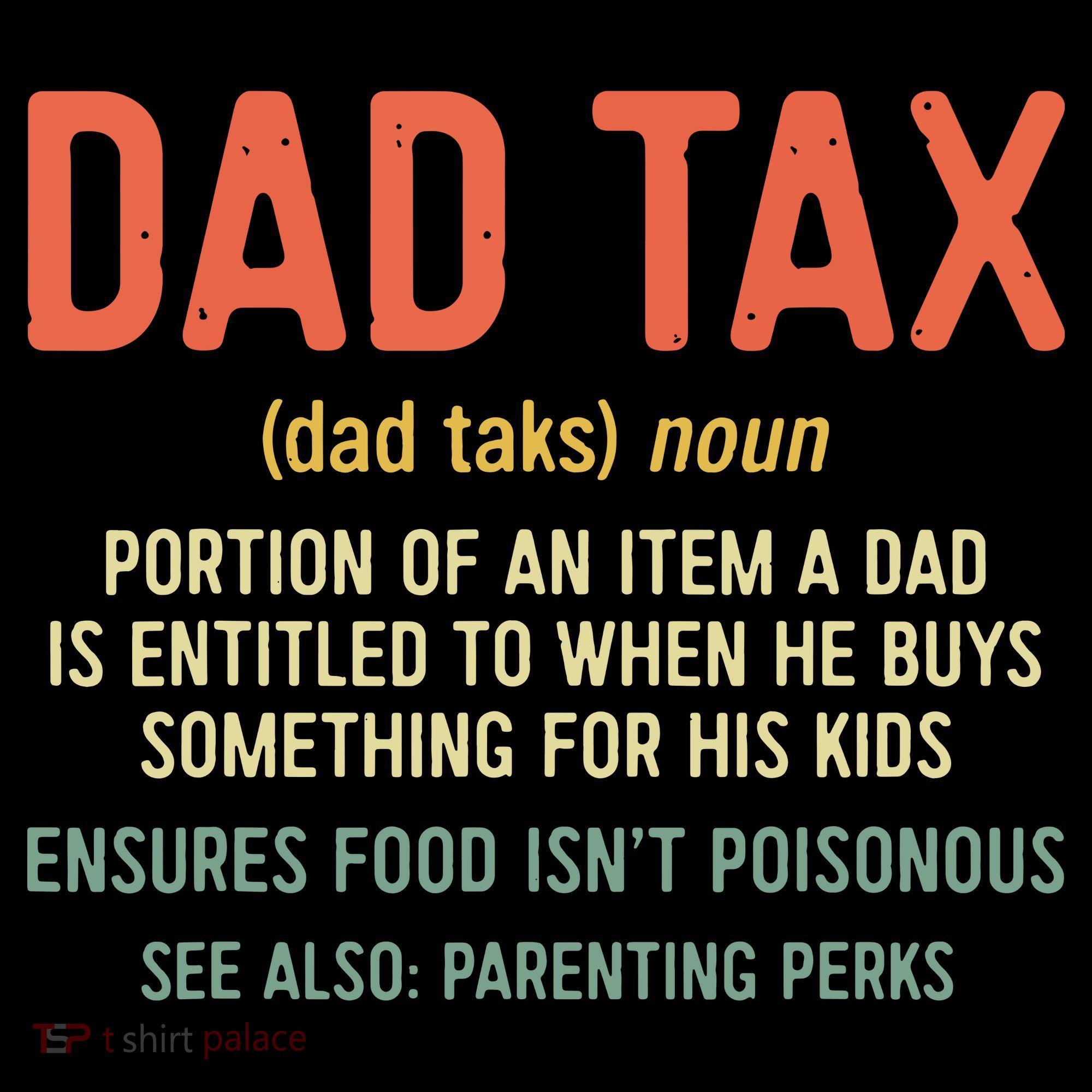 Dad Tax Definition Fathers Day Mousepad