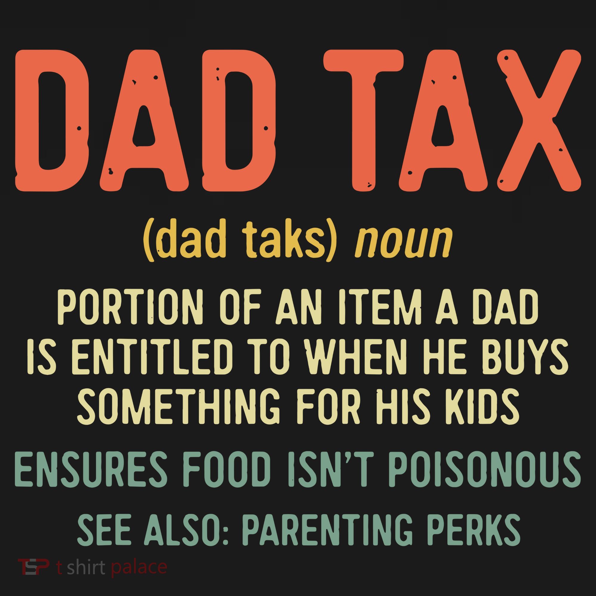 Dad Tax Definition Fathers Day Ornament