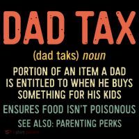 Dad Tax Definition Fathers Day Baby Bodysuit thumb 2