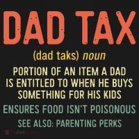 Dad Tax Definition Fathers Day Toddler Hoodie thumb 2