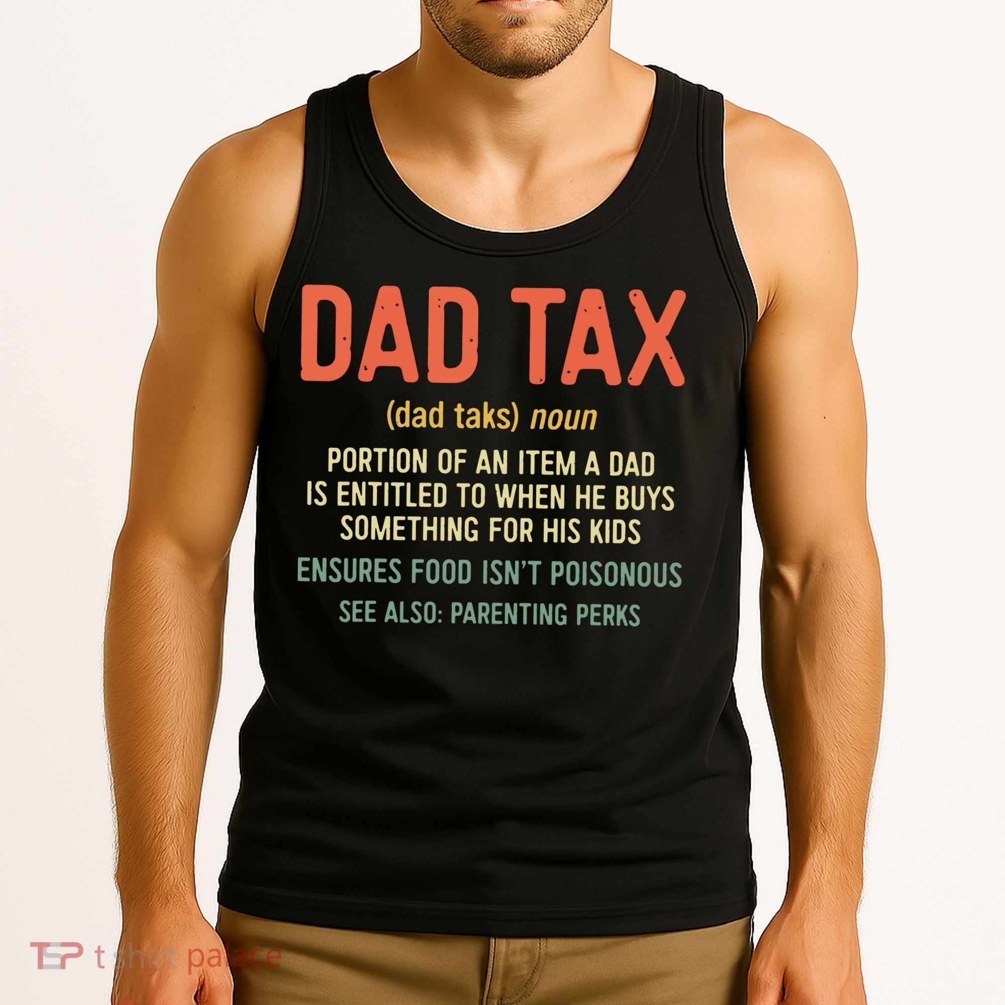 Dad Tax Definition Fathers Day Tank Top