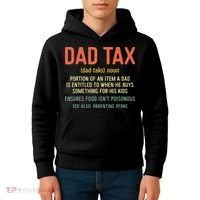 Dad Tax Definition Fathers Day Kids Hoodie thumb 4