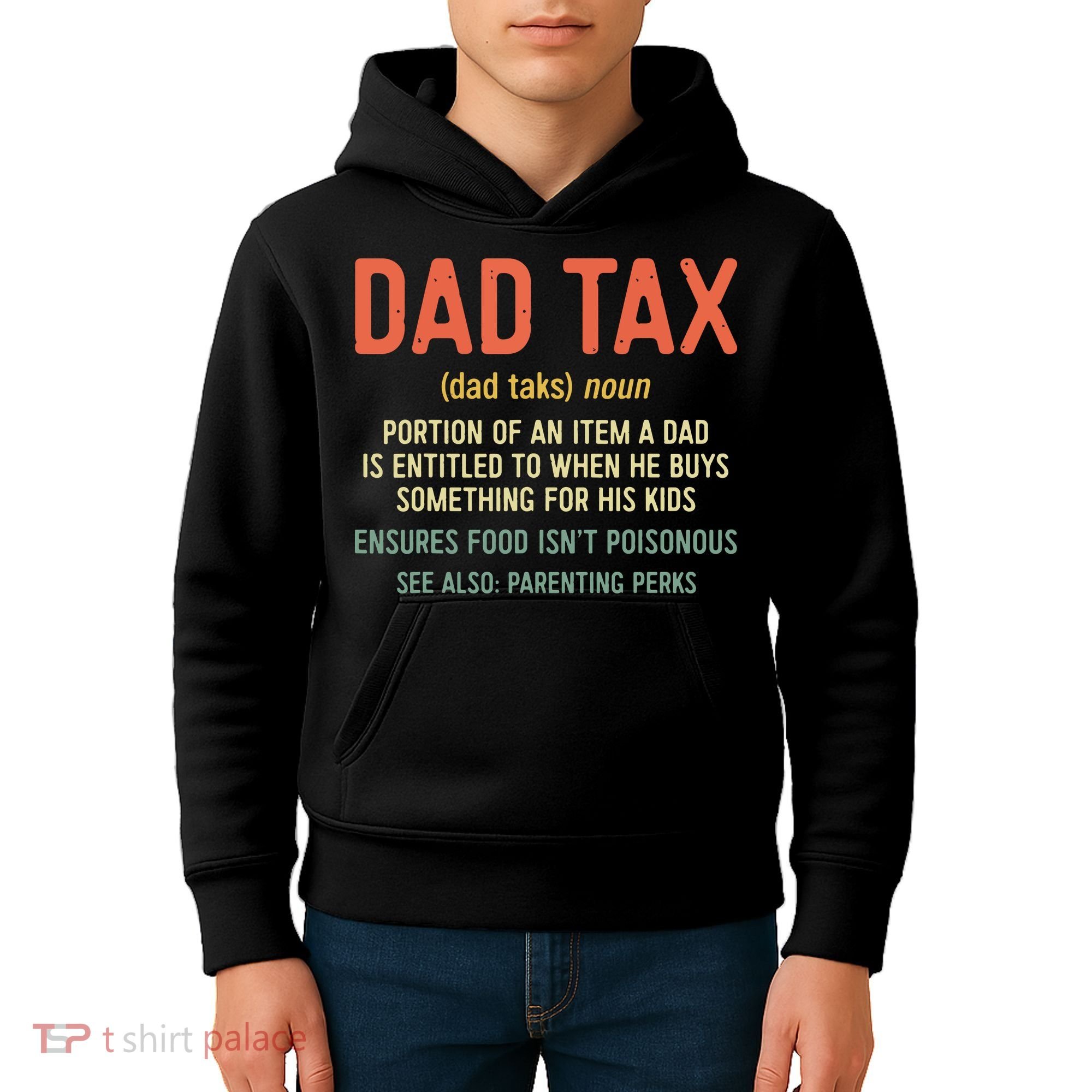 Dad Tax Definition Fathers Day Kids Hoodie