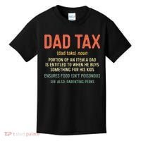 Dad Tax Definition Fathers Day Kids T-Shirt thumb 0