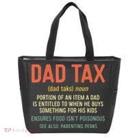 Dad Tax Definition Fathers Day Tote Bag thumb 0