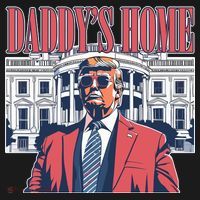 Donald Trump Daddys Home White House Coaster thumb 2