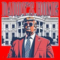 Donald Trump Daddys Home White House Santa Hat thumb 1