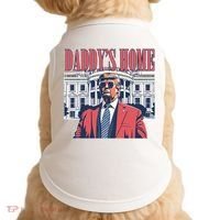 Donald Trump Daddys Home White House Doggie Tank thumb 0
