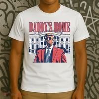 Donald Trump Daddys Home White House T-Shirt thumb 3