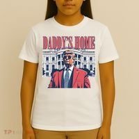 Donald Trump Daddys Home White House T-Shirt thumb 4