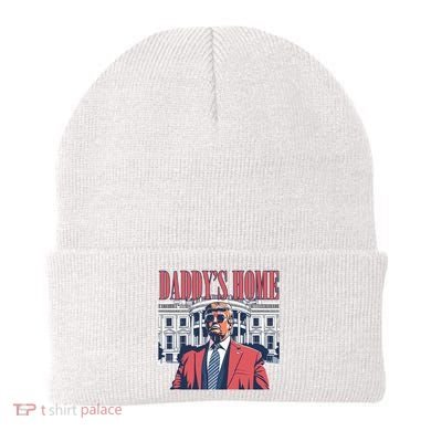 Donald Trump Daddys Home White House Beanie